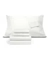 Aq Textiles Platinum Performance 1800 Thread Count 6pc Cotton Blend Sheet Set, King