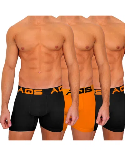 Aqs 3pk Boxer Brief In Black
