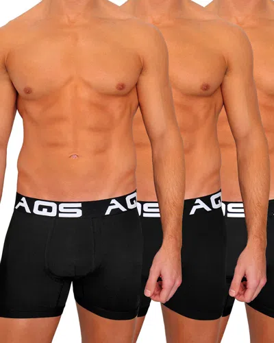 Aqs 3pk Boxer Brief In Black