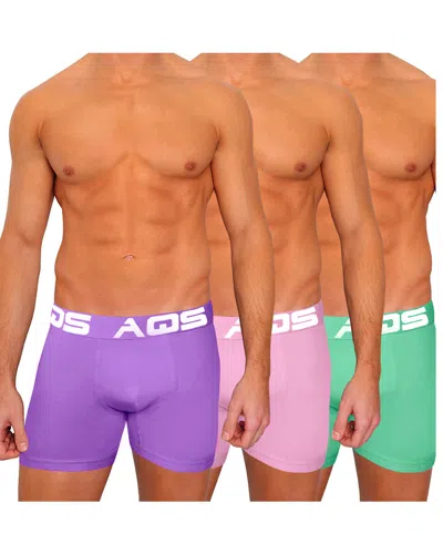 Aqs 3pk Boxer Briefs In Multi