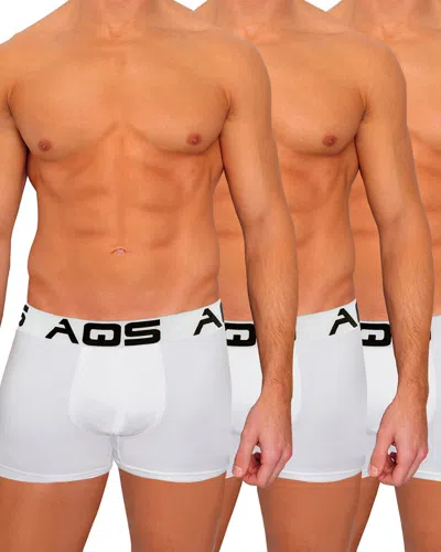 Aqs 3pk Boxer Briefs In White