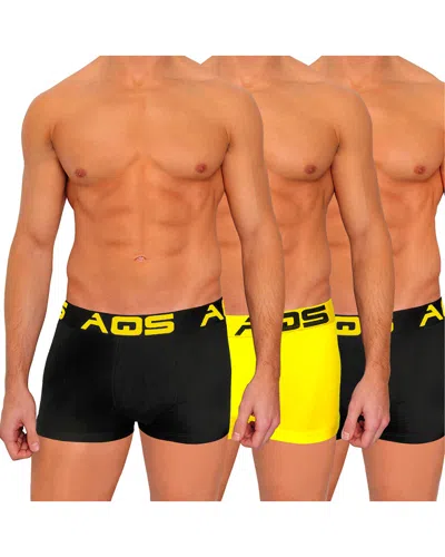 Aqs 3pk Sport Brief In Black