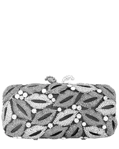 Aqs Lips Clutch In Grey