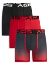 AQS MEN'S 3-PACK ASSORTED BOXER BRIEFS