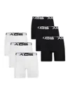 AQS MEN'S 6-PACK ASSORTED BOXER BRIEFS