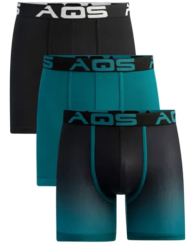 Aqs Pack Of 3 Ombre Boxer/trunks
