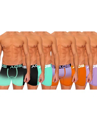 Aqs Pack Of 6 Ombre Boxer Briefs In Multi