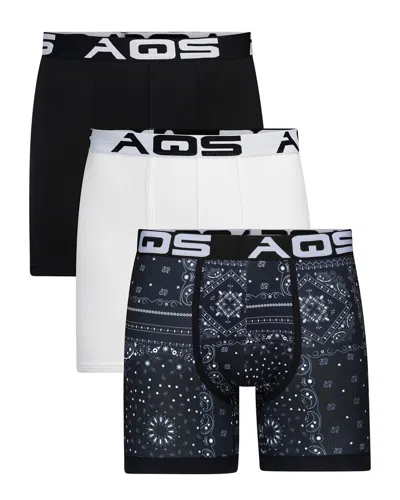 Aqs Set Of 3 Bandana Print Boxer Brief