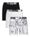 Aqs Set Of 3 Bandana Print Boxer Brief
