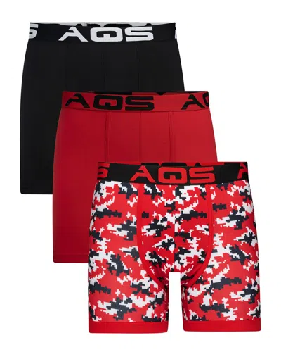 Aqs Set Of 3 Camouflage Boxer Brief In Multi