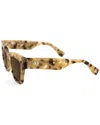 Aqs Unisex Kat 52mm Polarized Sunglasses In Yellow
