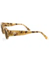 Aqs Unisex Maddy 52mm Polarized Sunglasses In Yellow