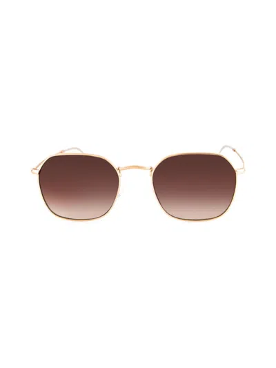 Aqs Women's Kai 50mm Round Sunglasses In Gold