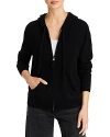 Aqua Cashmere Full Zip Hoodie - 100% Exclusive In Black