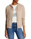 Aqua Cashmere Full Zip Hoodie - 100% Exclusive In Wheat