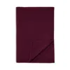 Aqua 100% Cashmere Throw Blanket - Exclusive In Burgundy
