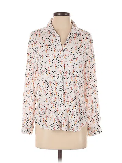 Pre-owned Aqua 3/4 Sleeve Blouse In Pink