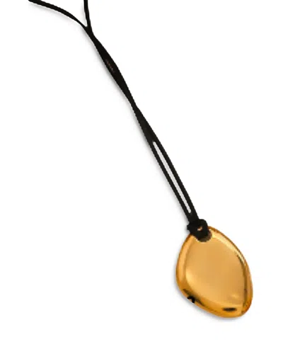 Aqua 8 Other Reasons Pendant Necklace, 17-20 - Exclusive In Black/gold