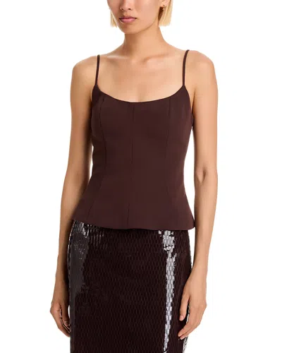 Aqua A Line Cami Top - Exclusive In Brown