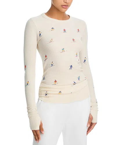 Aqua Alexa Ski Long Sleeve Tee - Exclusive In Multi