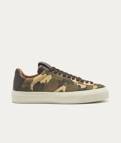 Aqua Alta Venice Aqua Alto Mini Military Sneaker In Brown