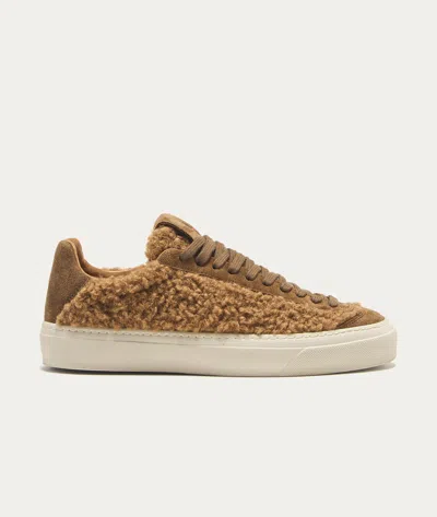 Aqua Alta Venice Minimalist Women's Sneaker - Teddy Brown