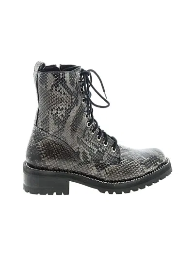 Pre-owned Aqua Ankle Boots In Gray