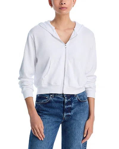 Aqua Athletic Bailey Zip Hoodie - Exclusive In White