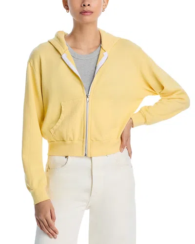 Aqua Athletic Bailey Zip Hoodie - Exclusive In Yellow