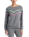 Aqua Athletic Nadia Pullover Sweatshirt - Exclusive In Heather Grey
