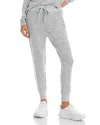Aqua Athletic Side Stripe Knit Sweatpants - Exclusive In Heather Grey