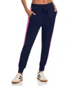 Aqua Athletic Side Stripe Knit Sweatpants - Exclusive In Raspberry