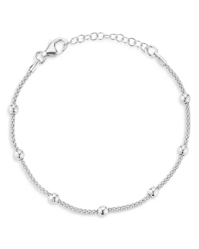 Aqua Ball Station Flex Bracelet - Exclusive In Silver