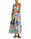 Aqua Beach Maxi Dress - Exclusive In Multi
