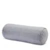 Aqua Big Rabbit Faux Fur Bolster Decorative Pillow - Exclusive In Gray