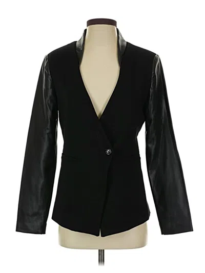 Pre-owned Aqua Blazer Jacket In Black