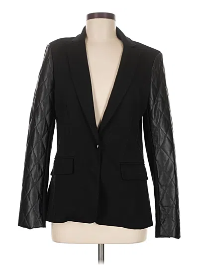 Pre-owned Aqua Blazer Jacket In Black