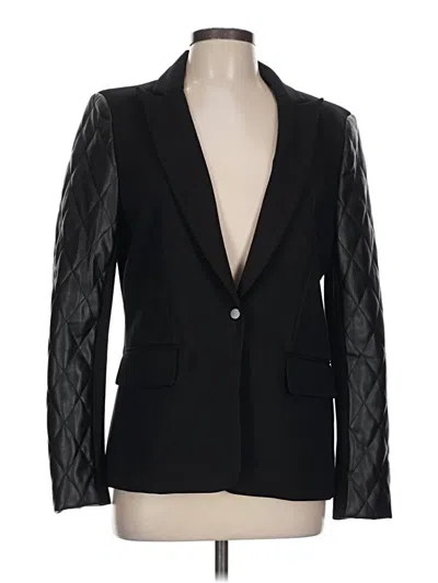 Pre-owned Aqua Blazer Jacket In Black