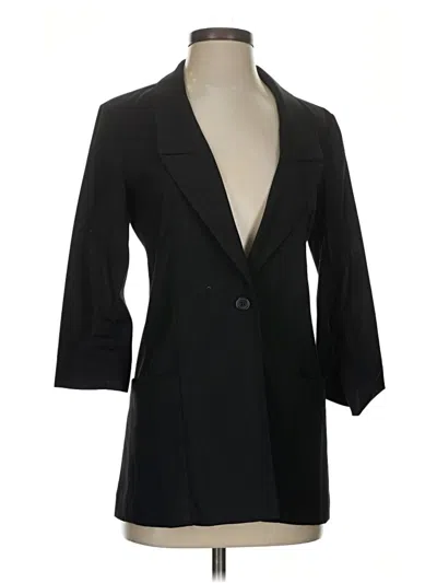 Pre-owned Aqua Blazer Jacket In Black