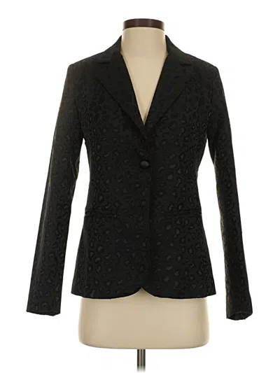 Aqua Blazer Jacket In Black