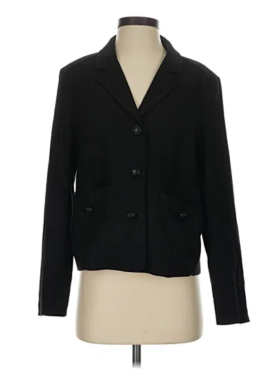 Pre-owned Aqua Blazer Jacket In Black