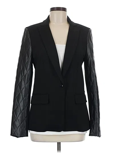 Pre-owned Aqua Blazer Jacket In Black