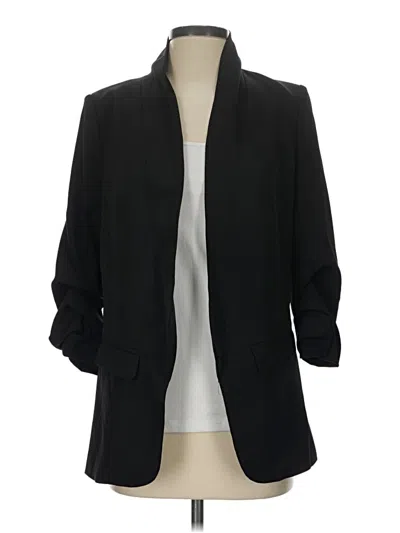 Pre-owned Aqua Blazer Jacket In Black