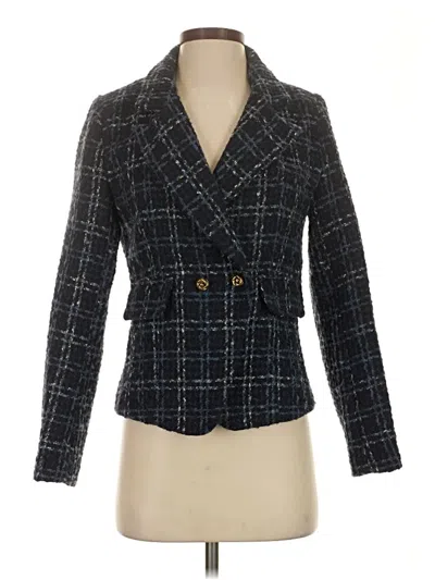 Pre-owned Aqua Blazer Jacket In Blue