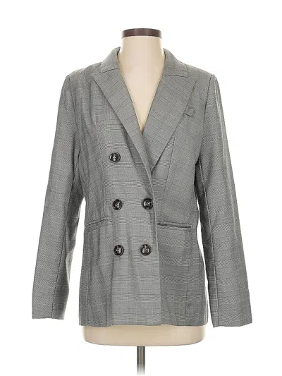 Pre-owned Aqua Blazer Jacket In Gray