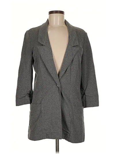 Pre-owned Aqua Blazer Jacket In Gray