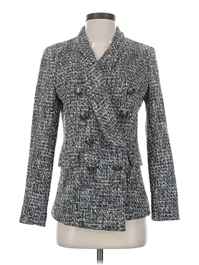 Pre-owned Aqua Blazer Jacket In Gray