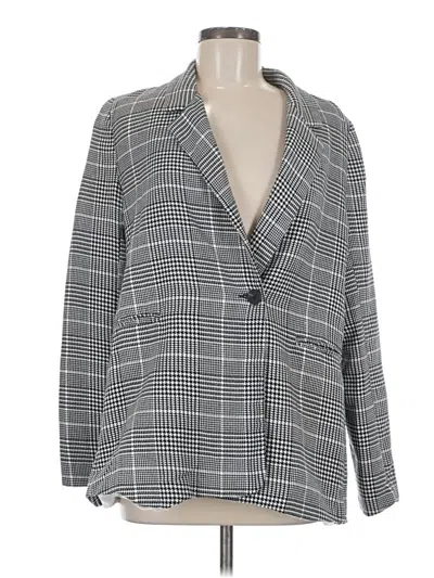 Pre-owned Aqua Blazer Jacket In Gray