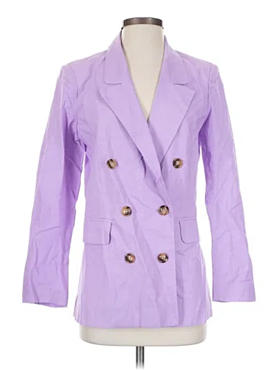 Pre-owned Aqua Blazer Jacket In Purple