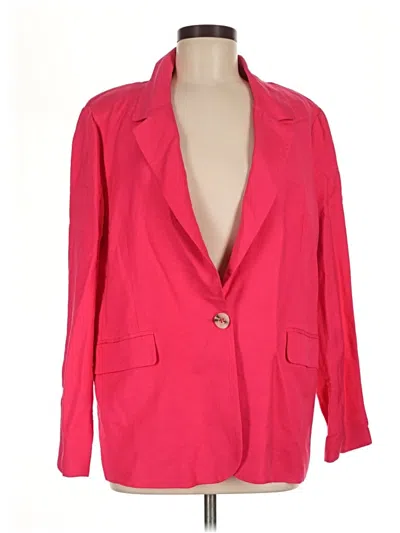 Pre-owned Aqua Blazer Jacket In Red